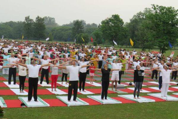 maa yoga ashram international yoga day